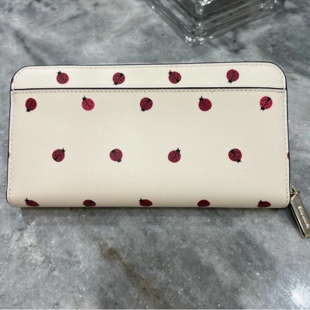 NWOT Kate Spade Ella Lady Bug bag with matching Wallet & crossbody strap